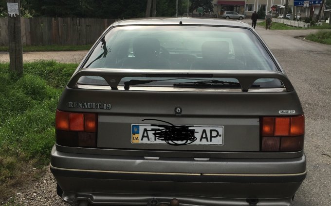 Renault R19 1990 №47329 купить в Городенка - 3