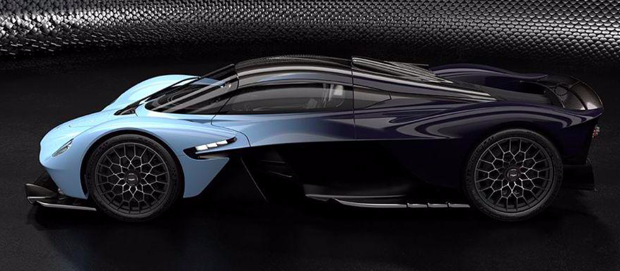 Появились новые рисунки супергибрида Aston Martin Valkyrie