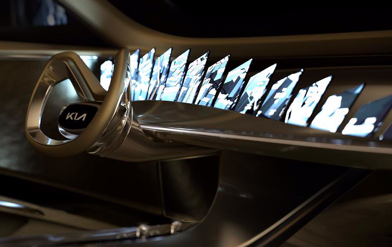 У Kia появится электромобиль, обладающий 21 экраном в салоне