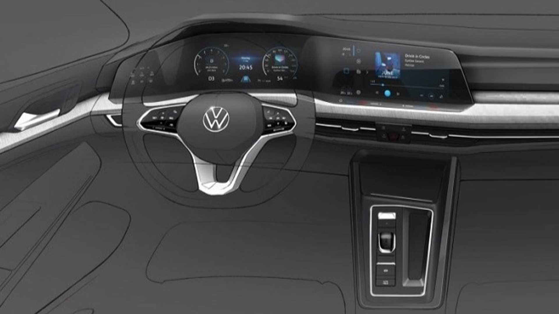 Volkswagen показал Golf VIII на фото