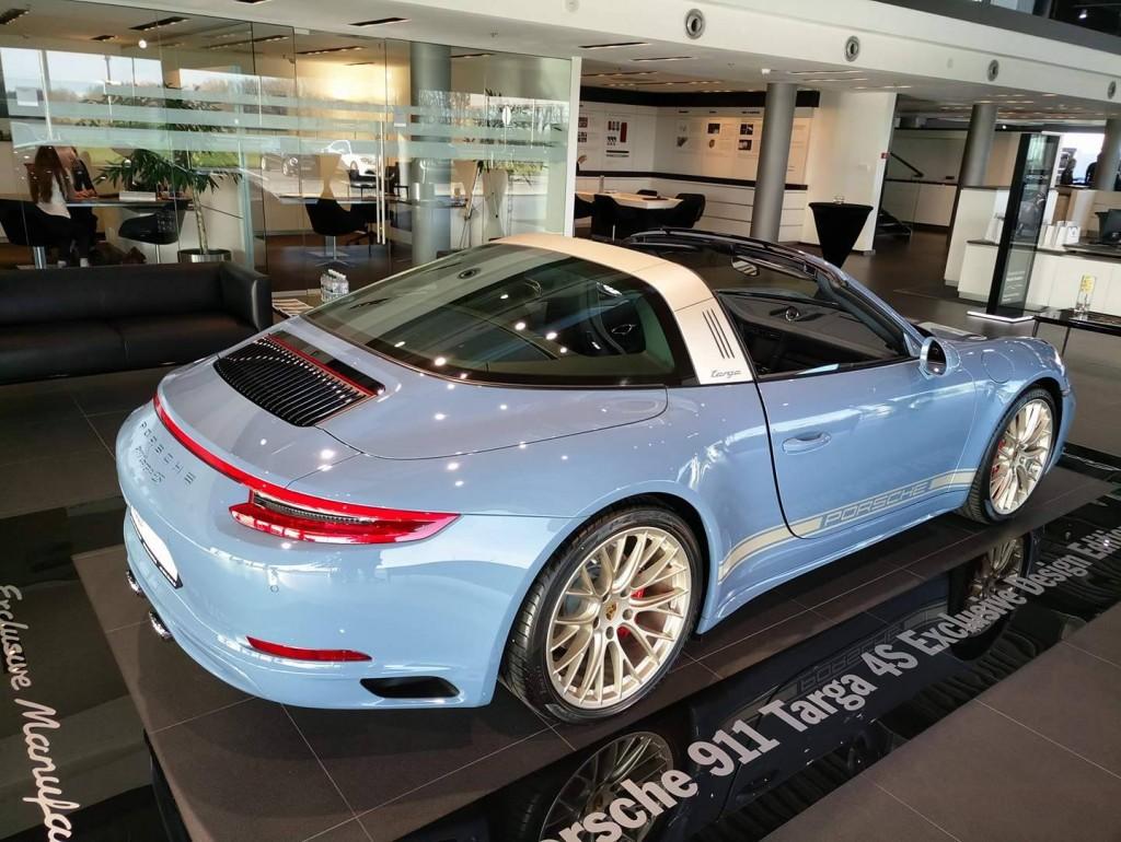 Porsche 911 Targa 4S в исполнении Exclusive Design Edition