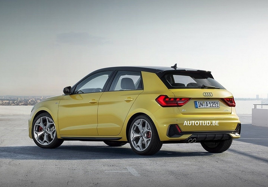 Внешний облик новенький Audi A1 рассекречен