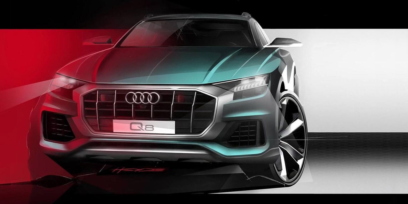 Показана внешность новенького флагмана Audi