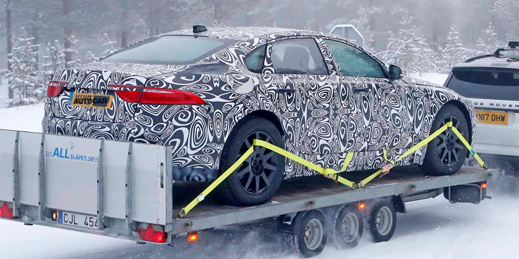 Новое поколение Jaguar XJ активно проходит тесты