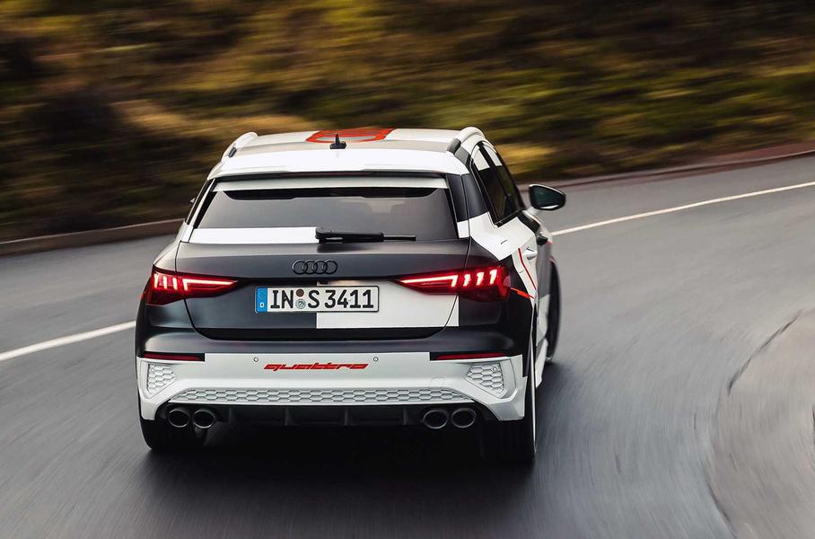 Audi продемонстрировала, каким получится «горячий» хэтчбек S3 Sportback