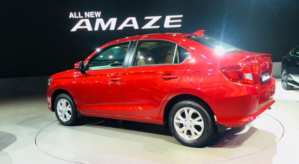 Недорогой седан Honda Amaze предстал в новом поколении