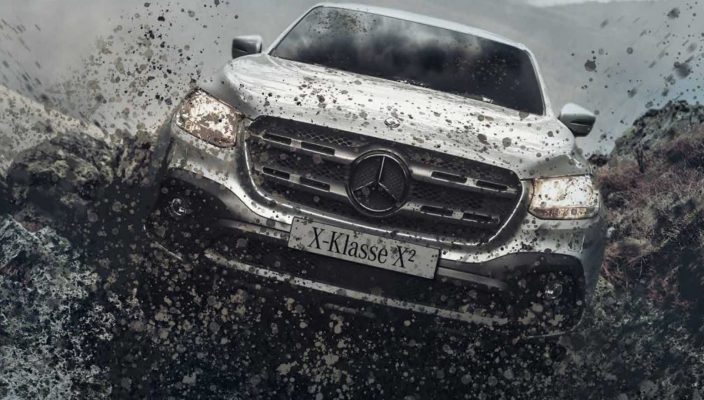 Mercedes-Benz X-CLASS X2 подготовился на серьезное бездорожье