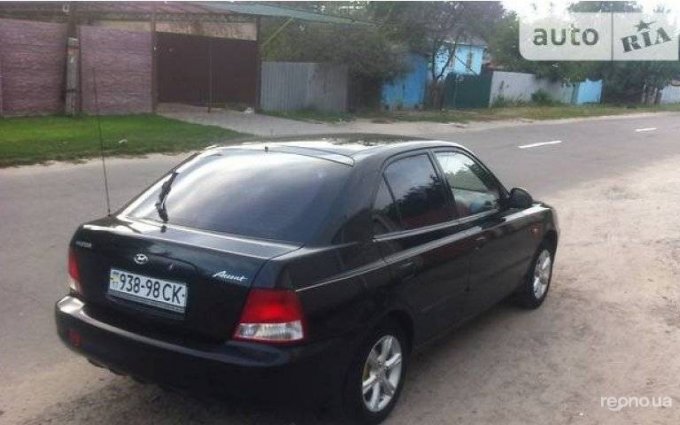 Hyundai Accent 2002 №496 купить в Кременчуг - 3