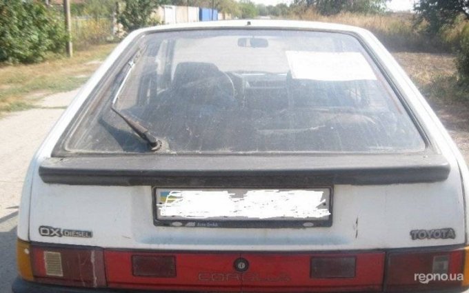 Toyota Corolla 1986 №708 купить в Днепрорудное - 3