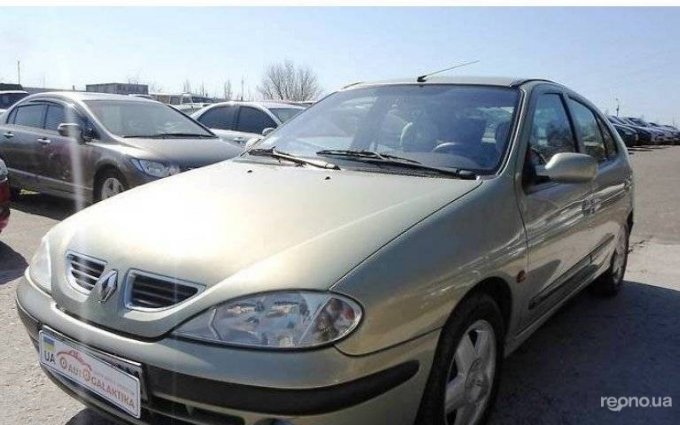 Renault Megane 2001 №11661 купить в Николаев