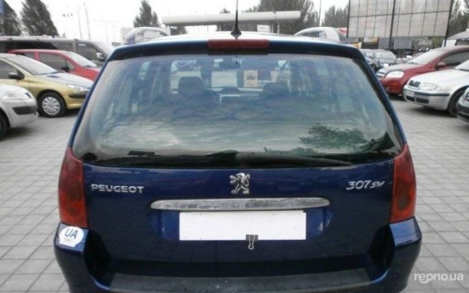 Peugeot 307 2002 №12453 купить в Днепропетровск - 4