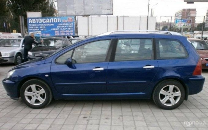 Peugeot 307 2002 №12453 купить в Днепропетровск - 6