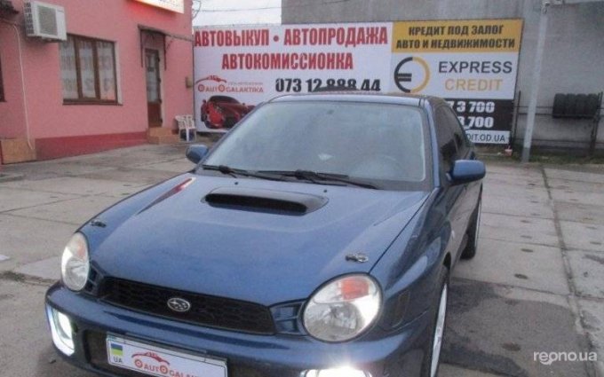 Subaru Impreza 2001 №18918 купить в Одесса