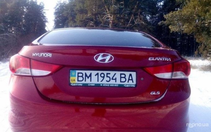 Hyundai Elantra 2012 №20311 купить в Ахтырка - 3