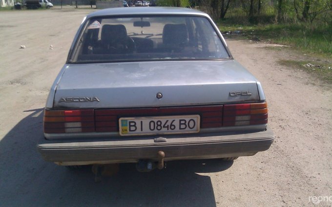 Opel Ascona 1986 №26356 купить в Кременчуг - 3