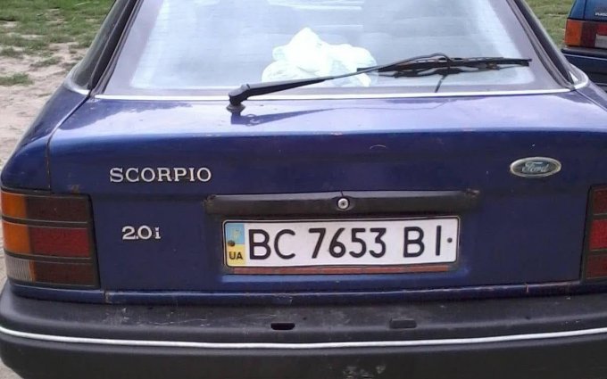 Ford Scorpio 1988 №33428 купить в Львов - 2