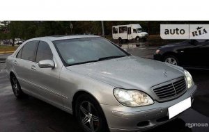 Mercedes-Benz S 500 2001 №3545 купить в Николаев