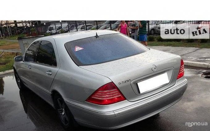 Mercedes-Benz S 500 2001 №3545 купить в Николаев - 5