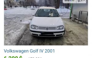 Volkswagen  Golf 2000 №47071 купить в Киев